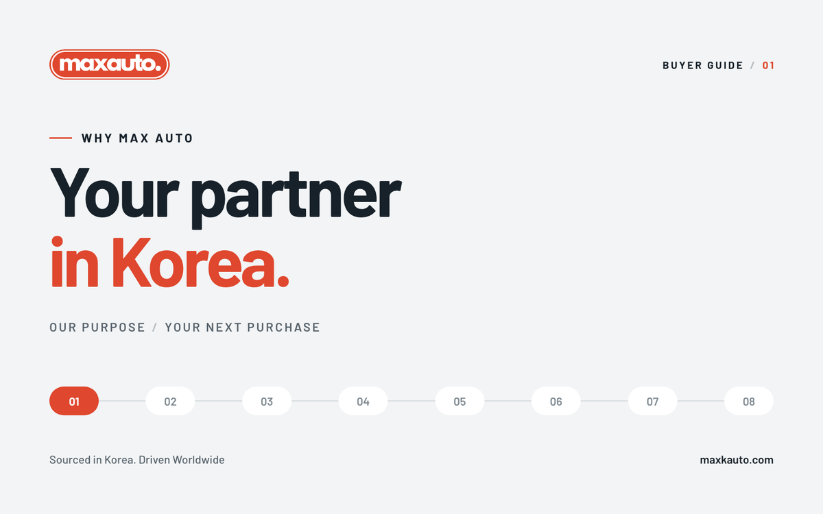 Why We Built MAX AUTO: Your Used Car Sourcing Partner in Korea