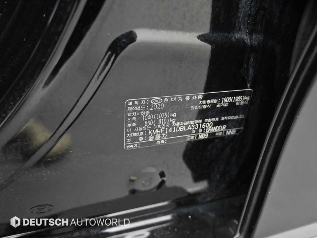 Hyundai Grandeur — photo 20