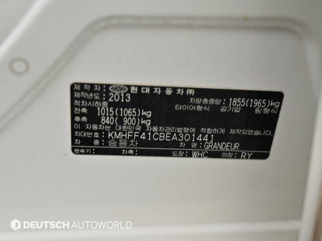 Hyundai Grandeur — photo 20