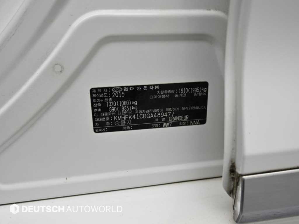 Hyundai Grandeur — photo 20