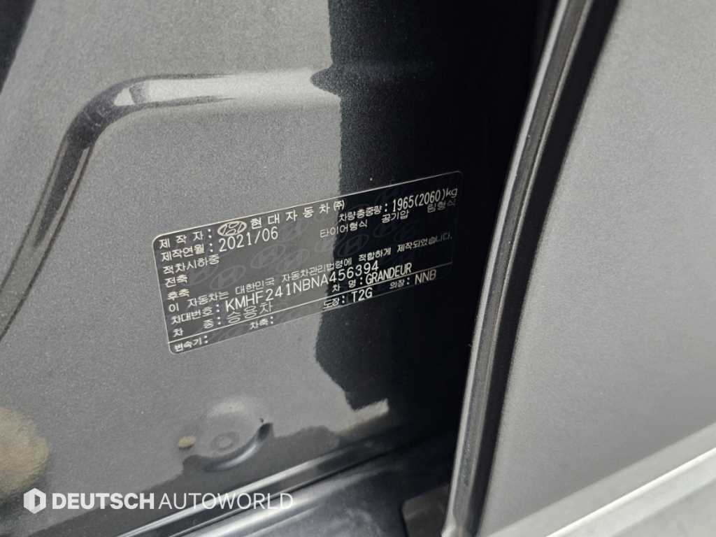 Hyundai Grandeur — photo 20